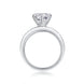Three Rings Set - 2carat Moissanite central stone