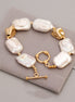 Amara Set - Baroque Pearl and 925 Silver with 18k gold plating