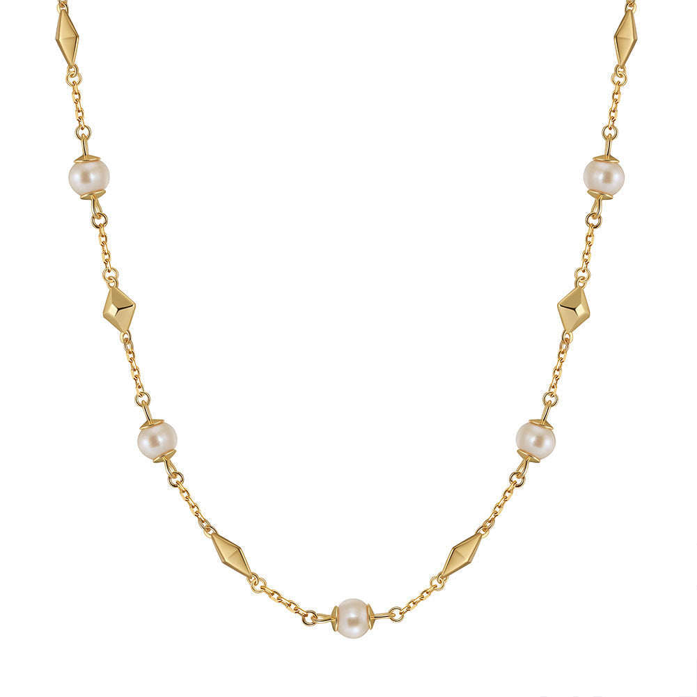 Maisie Necklace - Natural Freshwater Baroque Pearls