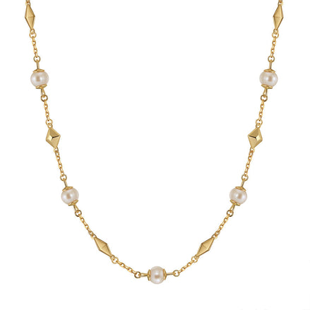 Maisie Necklace - Natural Freshwater Baroque Pearls
