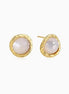 Greta Earrings - Mother-of-Pearl and 925 Silver 18k gold plating