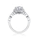 Diana Pear-Shaped Engagement Ring: Moissanite & S925 Band