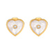 Henrietta Earrings - Mother-of-pearl and 18k  Gold plating details