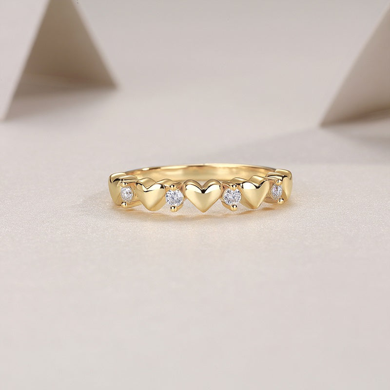 Heart To Heart Wedding Band