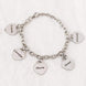 Belle Bracelet — custom with up to five heart-shaped pendants