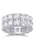 Evelyn Wedding Band - S925 Silver Moissanite Engagement Ring