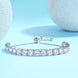 Annalise Tennis Bracelet - 925 Sterling Silver with Moissanite D color Stones
