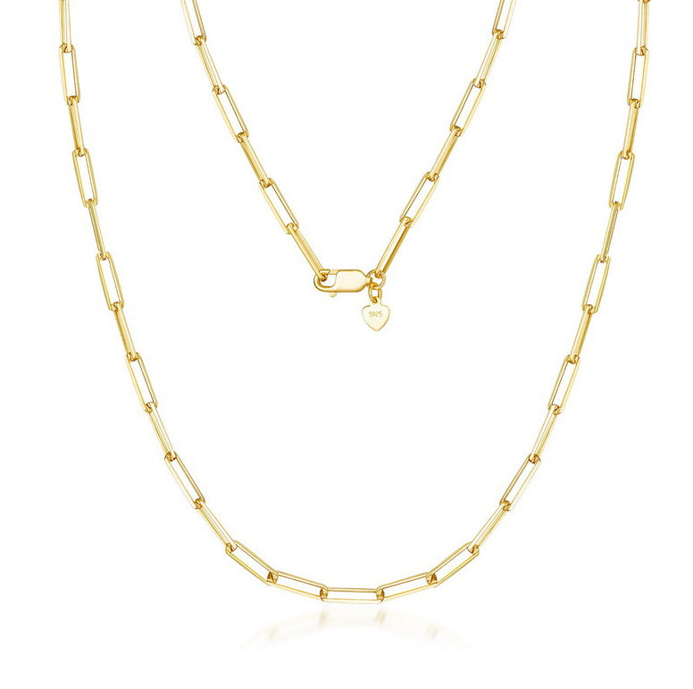 Ellipse Necklace (S925 Silver)