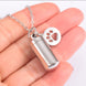 Zeus Memorial Necklace Urn