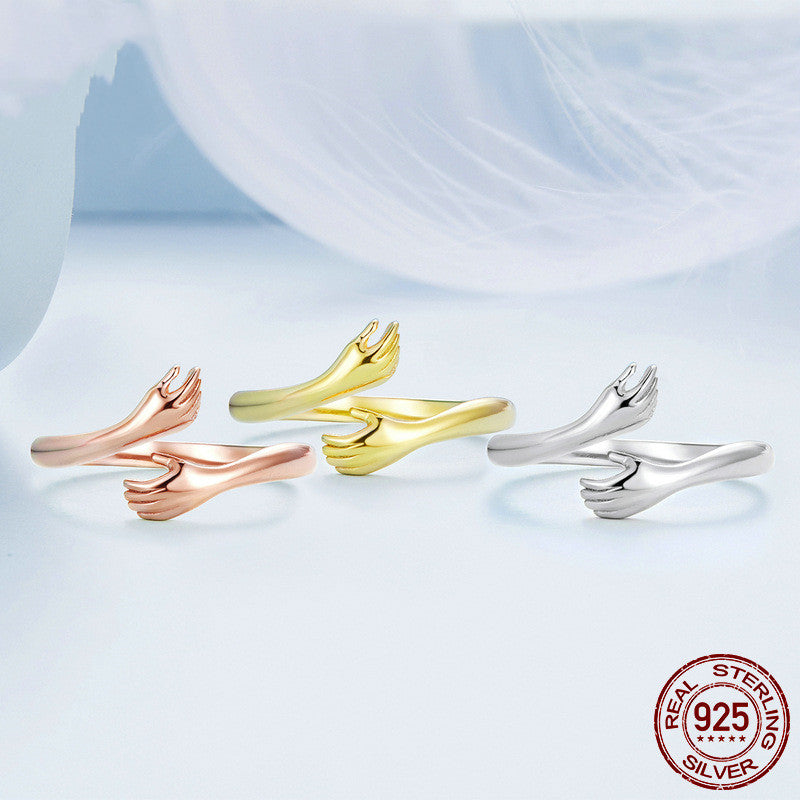 The Hug Ring (925 Silver)